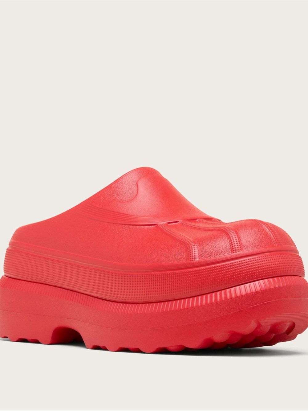 Sorel Red Platform Slip-On Women's Caribou Clog - Picture 8 of 9